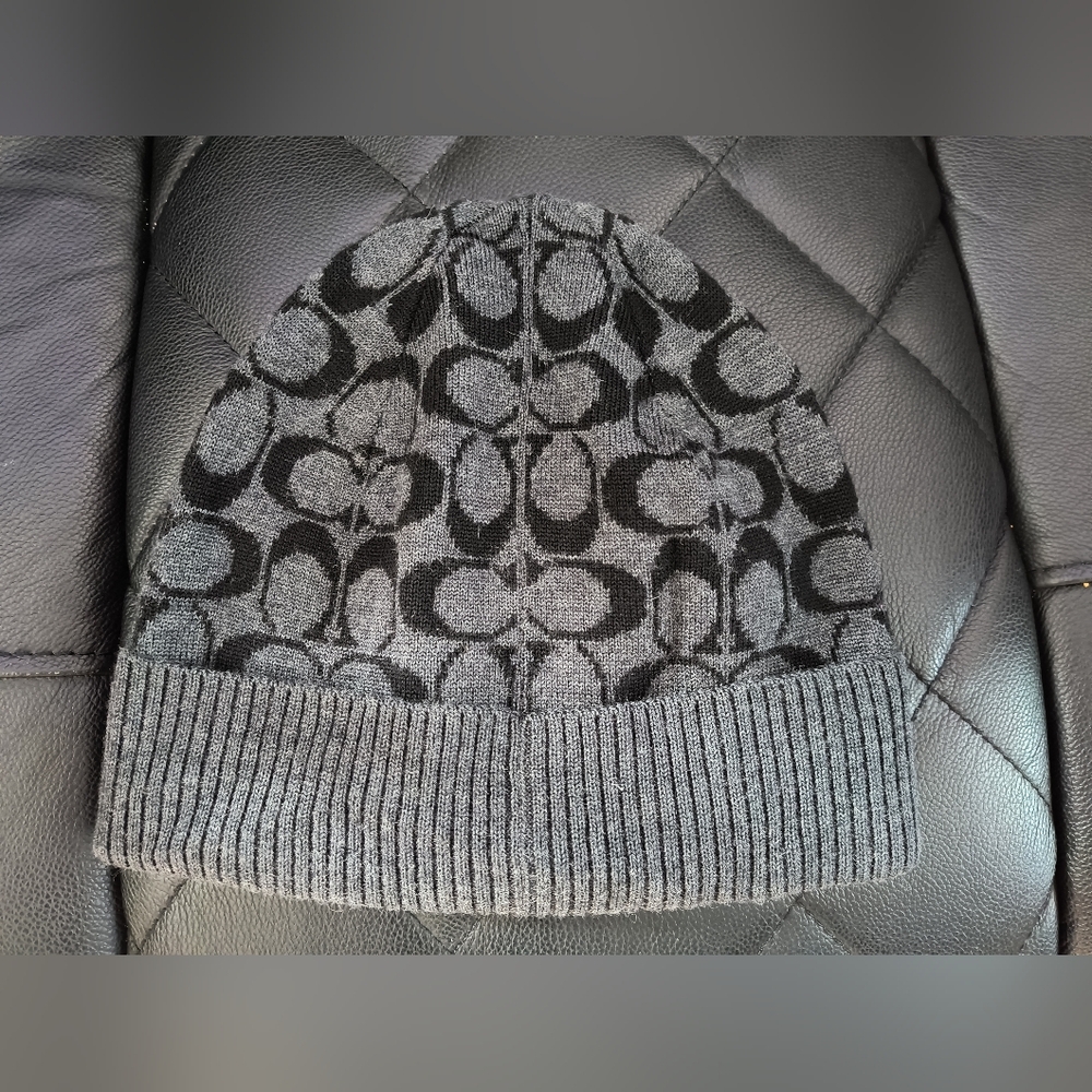 Coach Signature Beanie